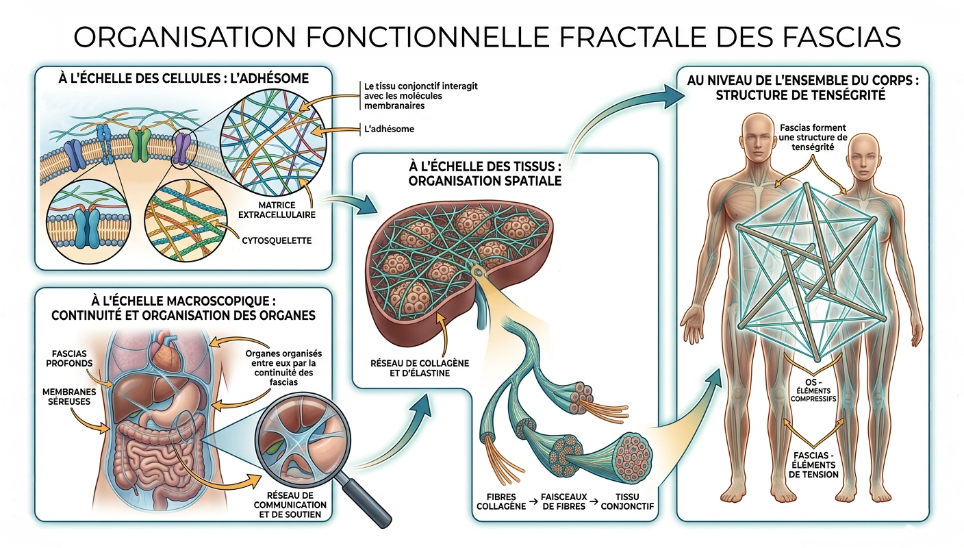 L'organisation fractale des fascias