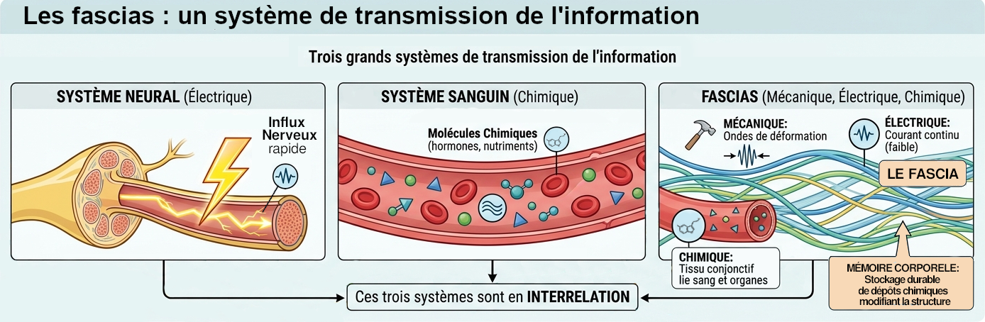 Les fascias : un système de transmission de l'information